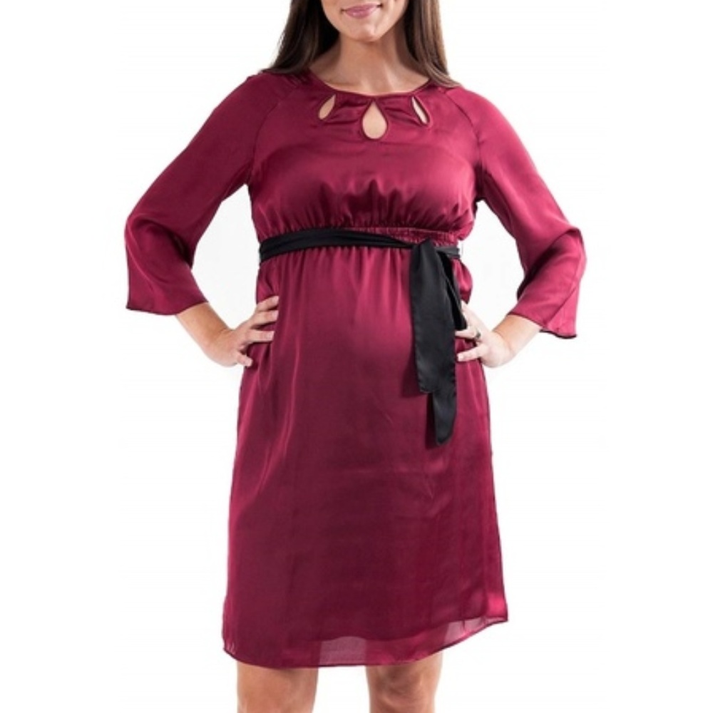 Maternity Dress Jewel Tone NWT M